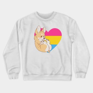 Pansexual Pride Corgi Crewneck Sweatshirt